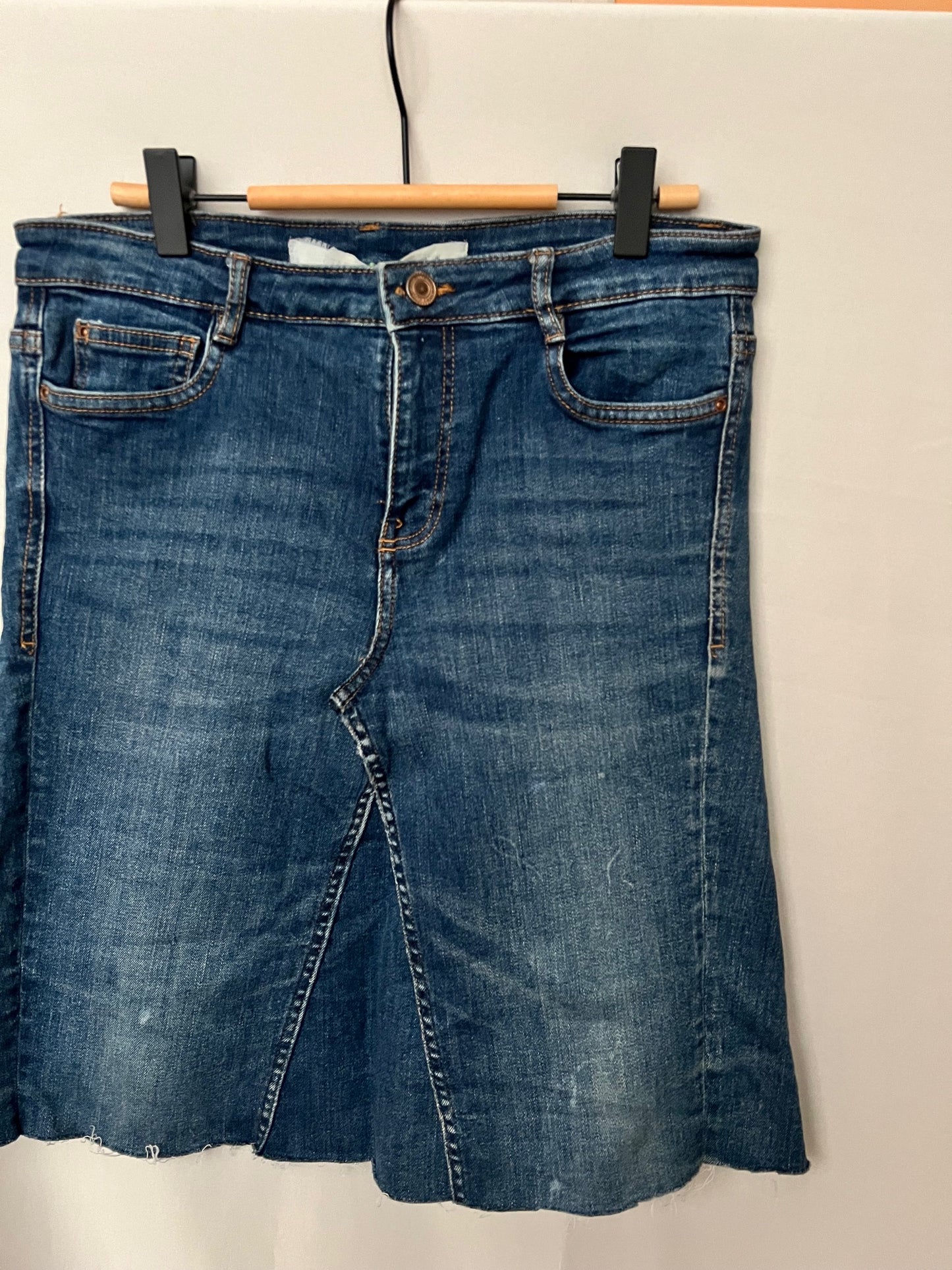 Falda vaquera Zara - L