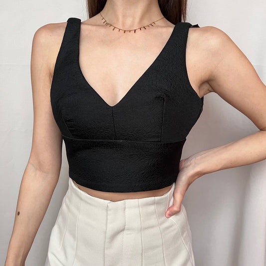 Top negro Zara - S