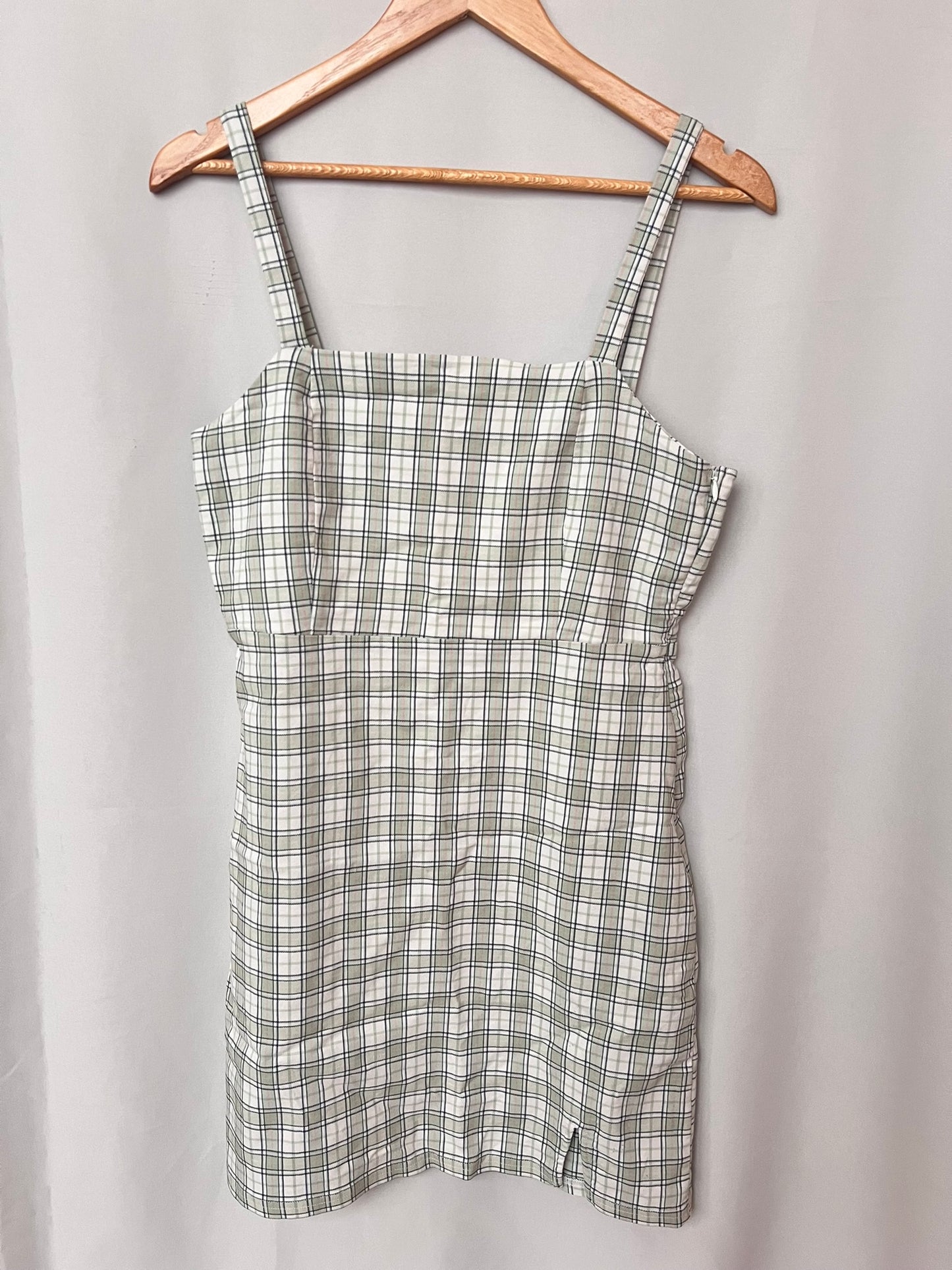 Vestido cuadros tiras - XL