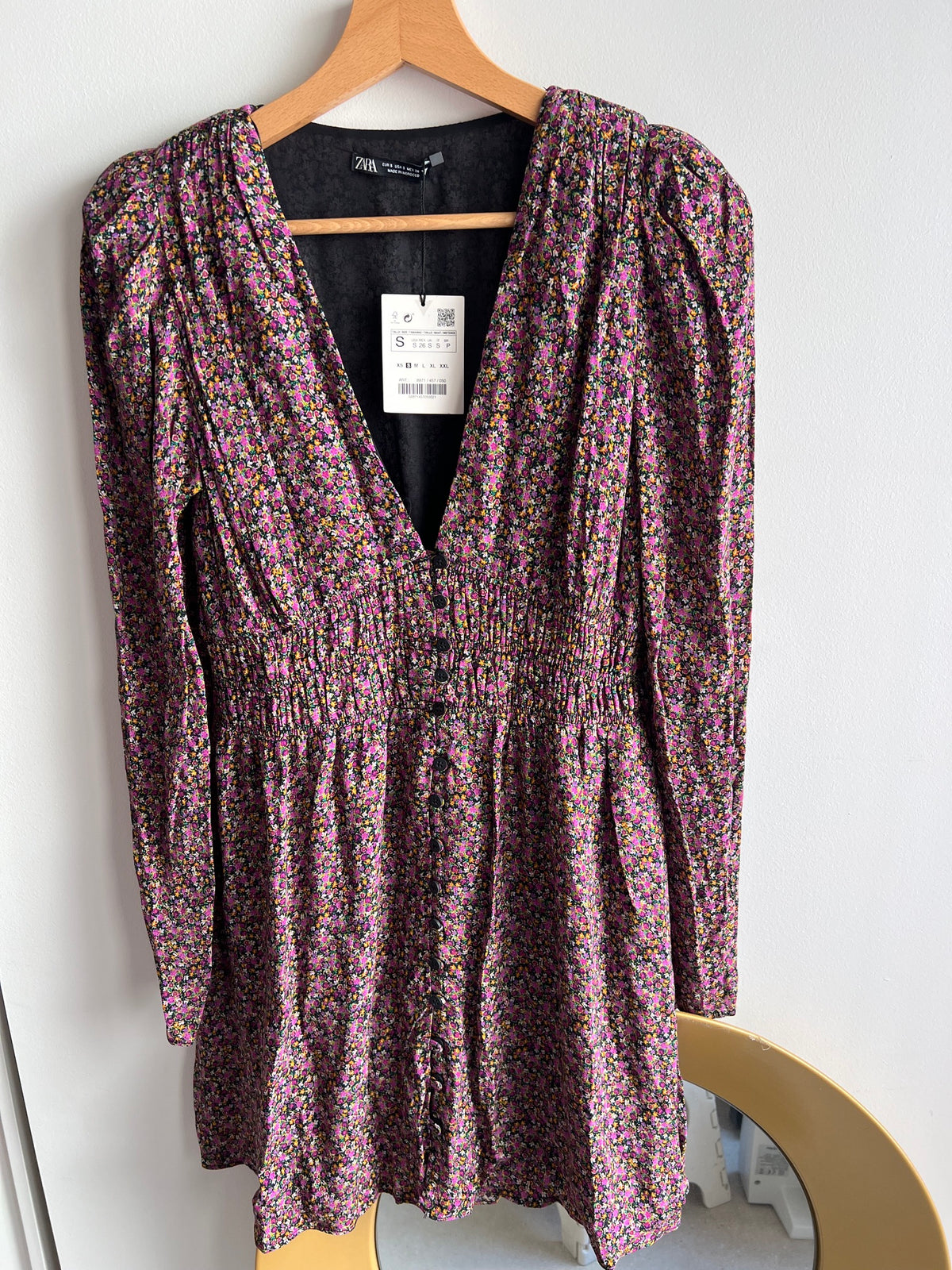 Vestido flores verano Zara - Talla S nuevo